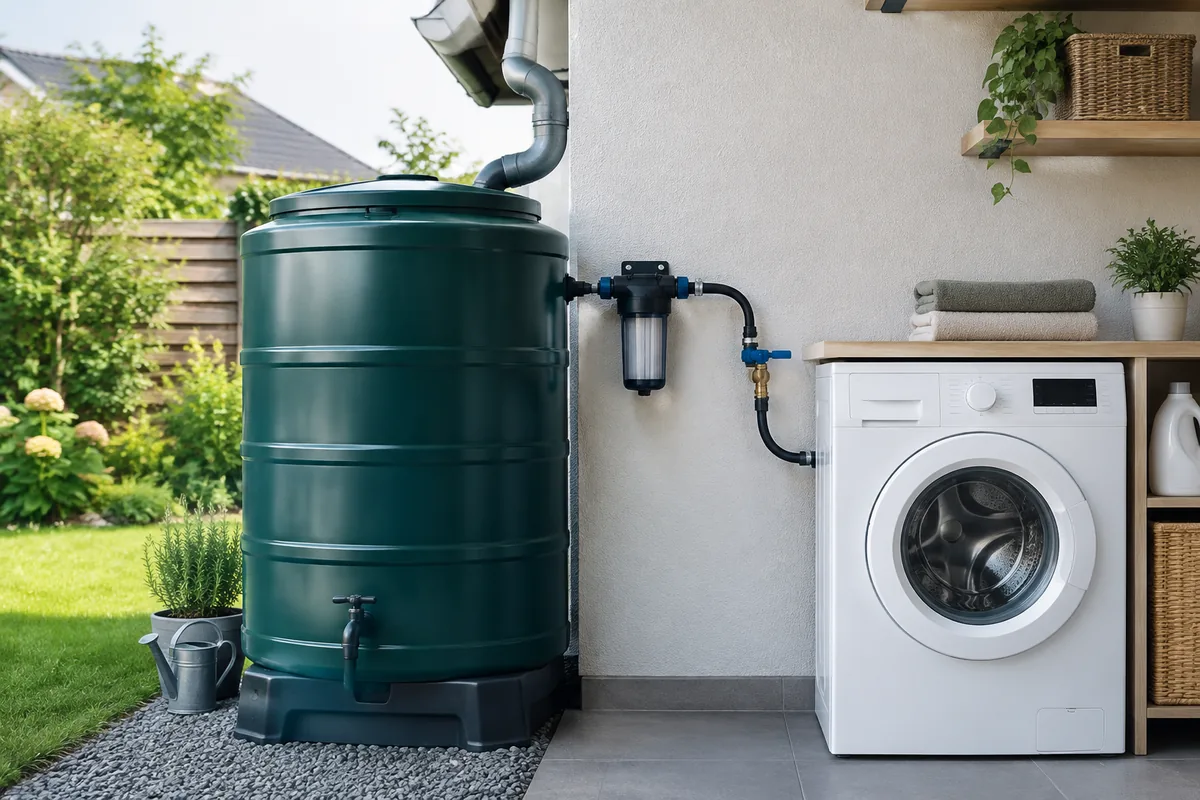 Comment choisir un récupérateur d’eau de pluie pour alimenter un lave-linge